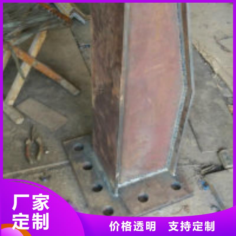 桥梁景观护栏立柱M型防撞护栏保质保量本地生产厂家