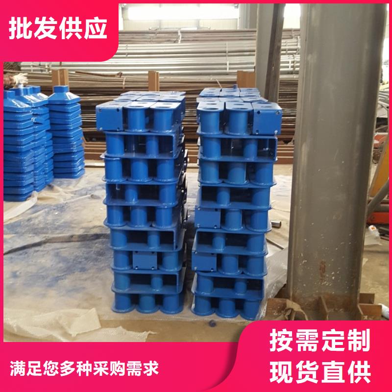 不锈钢复合管护栏,防撞护栏立柱定金锁价通过检测