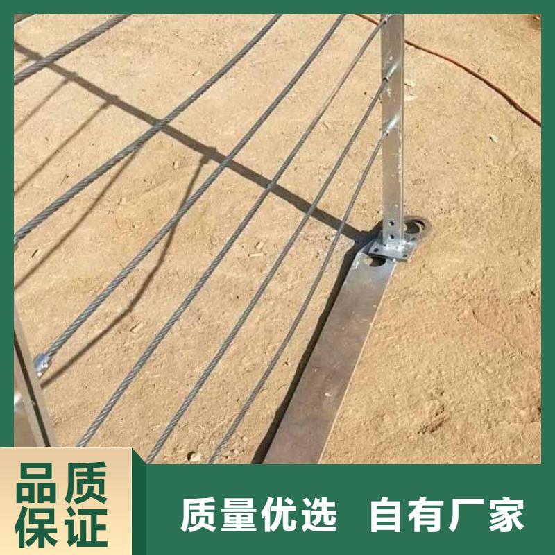 钢丝绳护栏-镀锌喷塑防撞栏专注生产N年厂家批发价