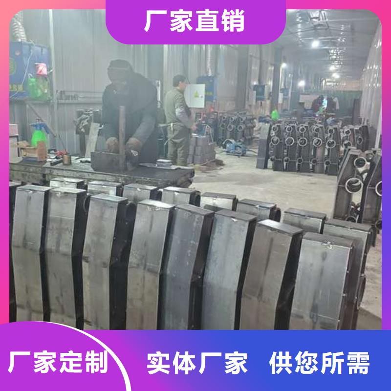 防撞护栏桥梁护栏立柱库存量大当地生产厂家