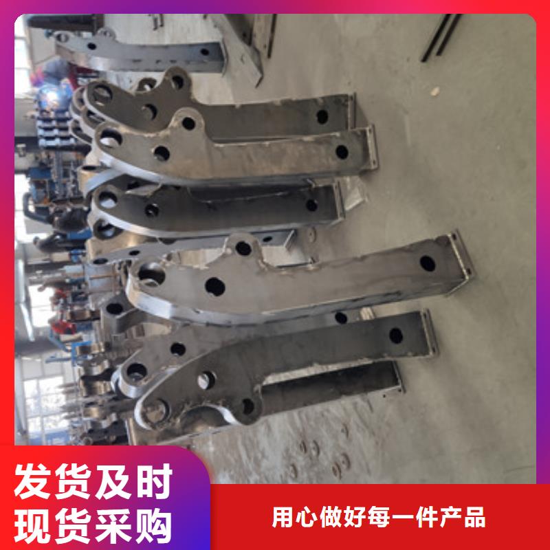 河道不锈钢复合管栏杆稳定牢固批发供应