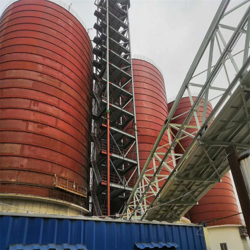 矿渣微粉钢板仓厂家、定制矿渣微粉钢板仓工厂认证