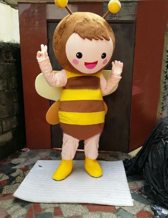 行走人偶服装定制厂家,套头玩偶服材质好