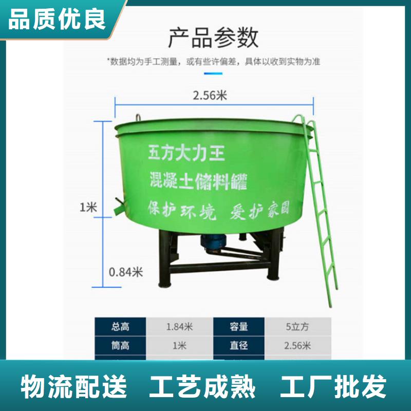 五立方搅拌罐电动上砖机老客户钟爱用心经营