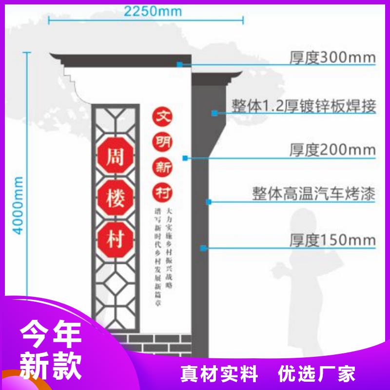 建设美丽乡村标识牌畅销全国同城厂家