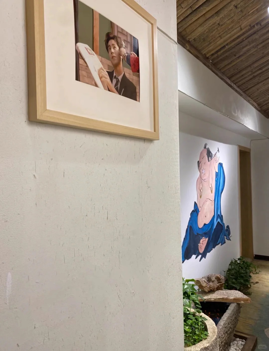 仿夯土漆多少钱#泥巴墙漆#老房翻新#民宿改造来图加工定制