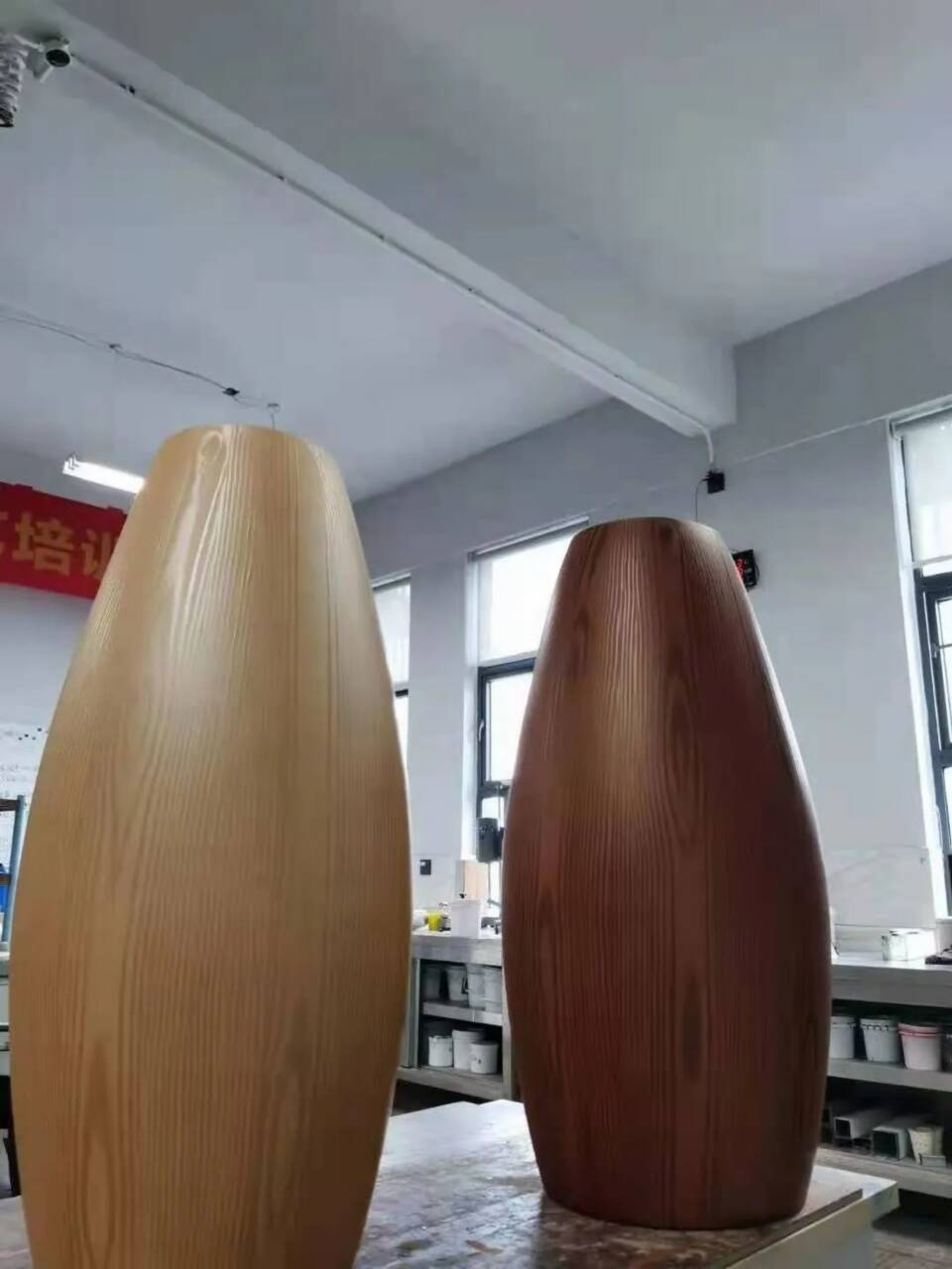不锈钢仿木纹漆，长廊花架木纹漆，水性木纹漆厂家批发