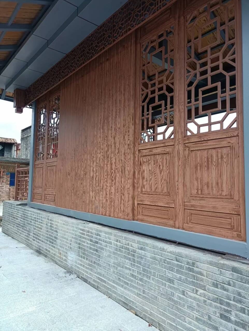 不锈钢仿木纹漆，长廊花架木纹漆，水性木纹漆厂家批发定制零售批发