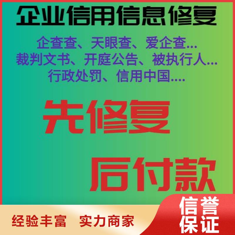 失信修复申请书实力团队