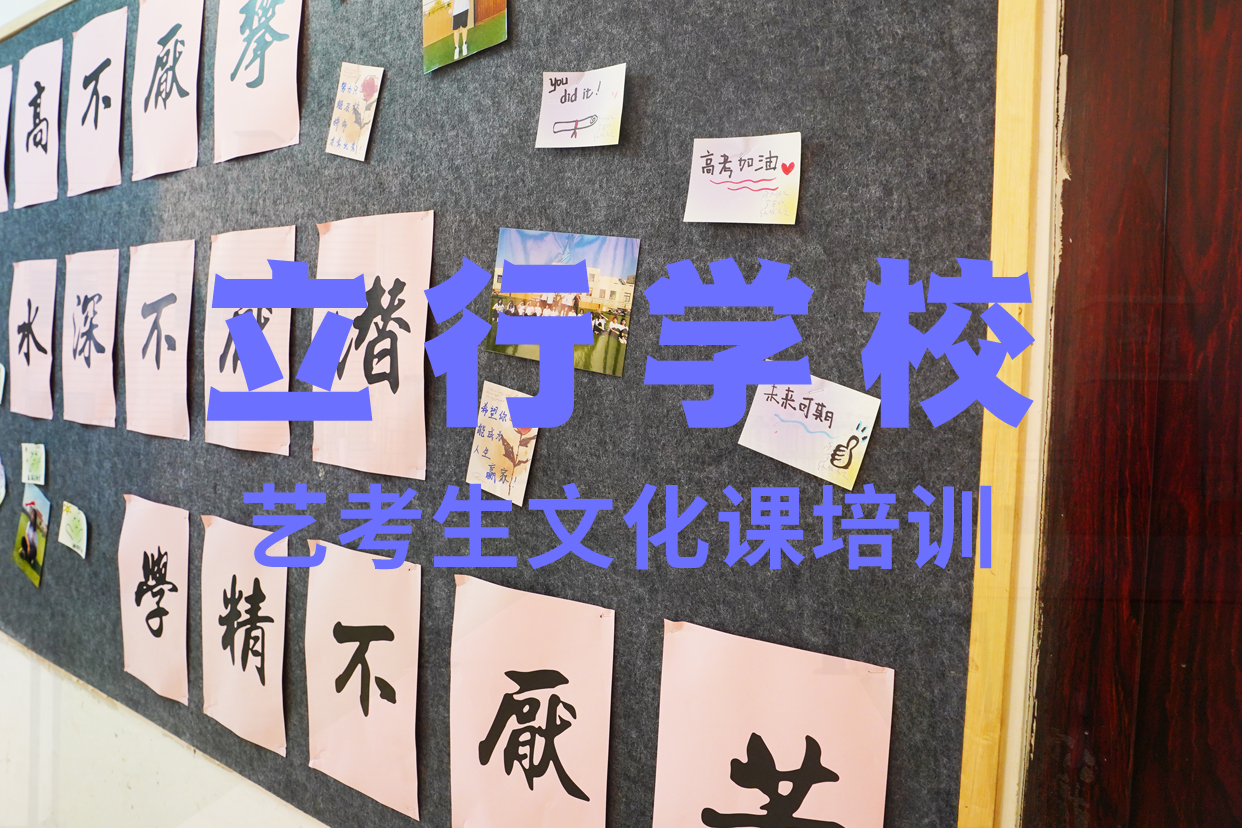 艺考文化课补习艺考文化课集训班校企共建实操培训