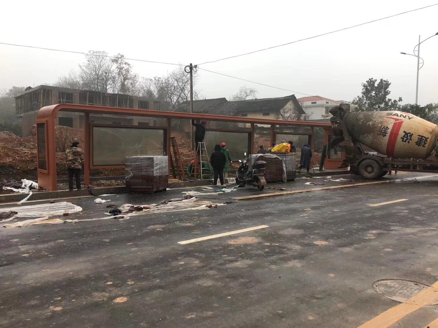 乡村公交站台候车亭畅销全国不只是质量好