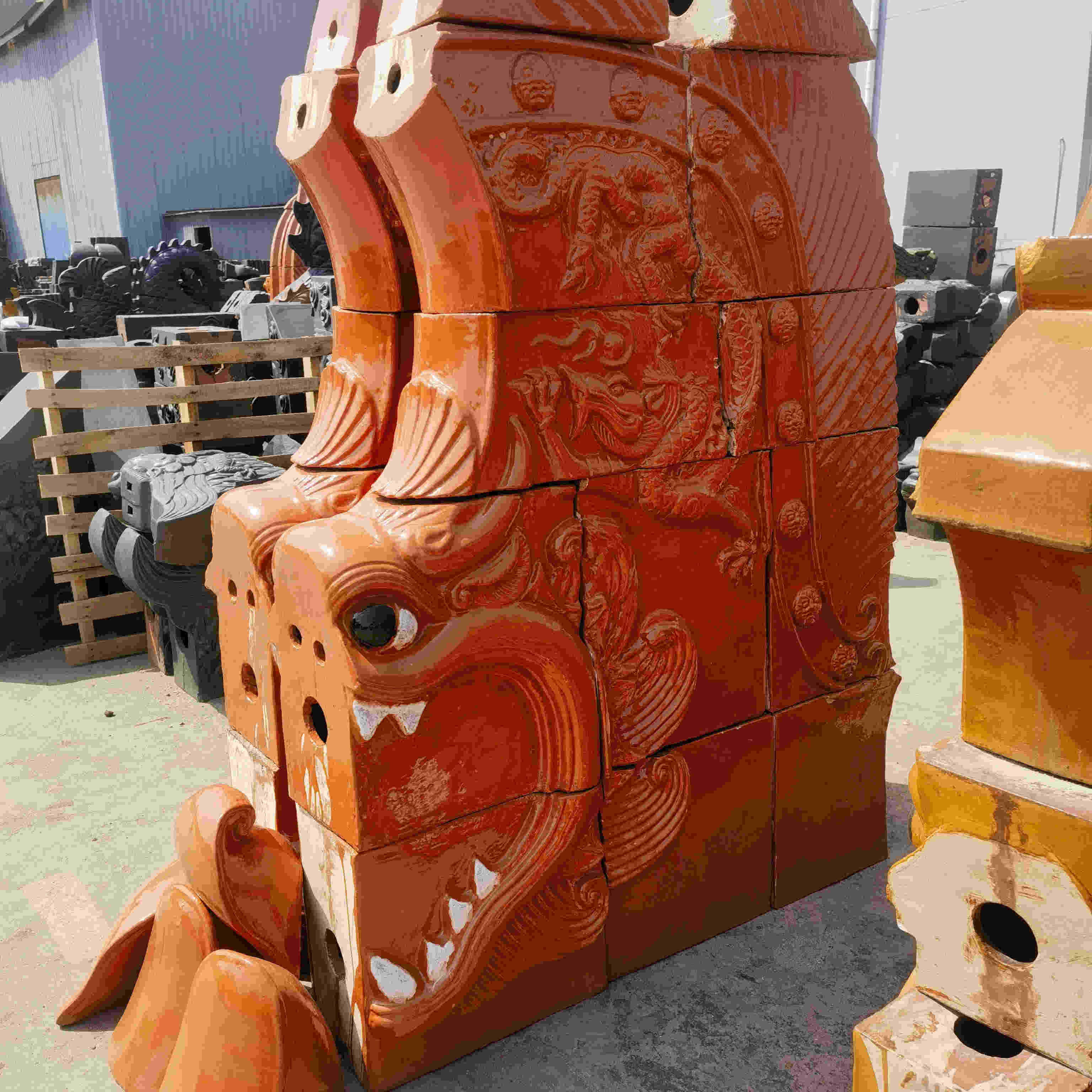 【优选】筒瓦仿古筒瓦古建瓦片源头厂家
