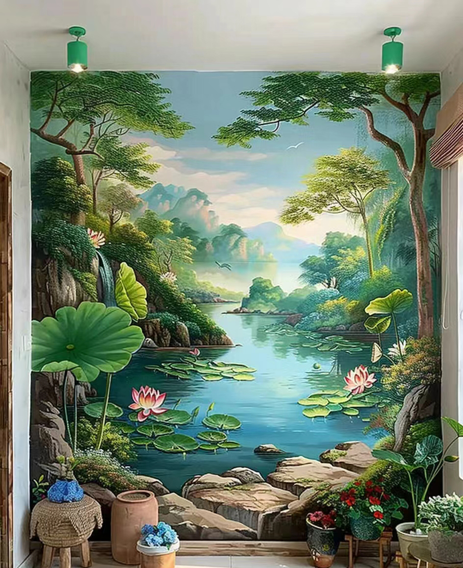 南通通州美丽乡村彩绘手绘墙绘画公司