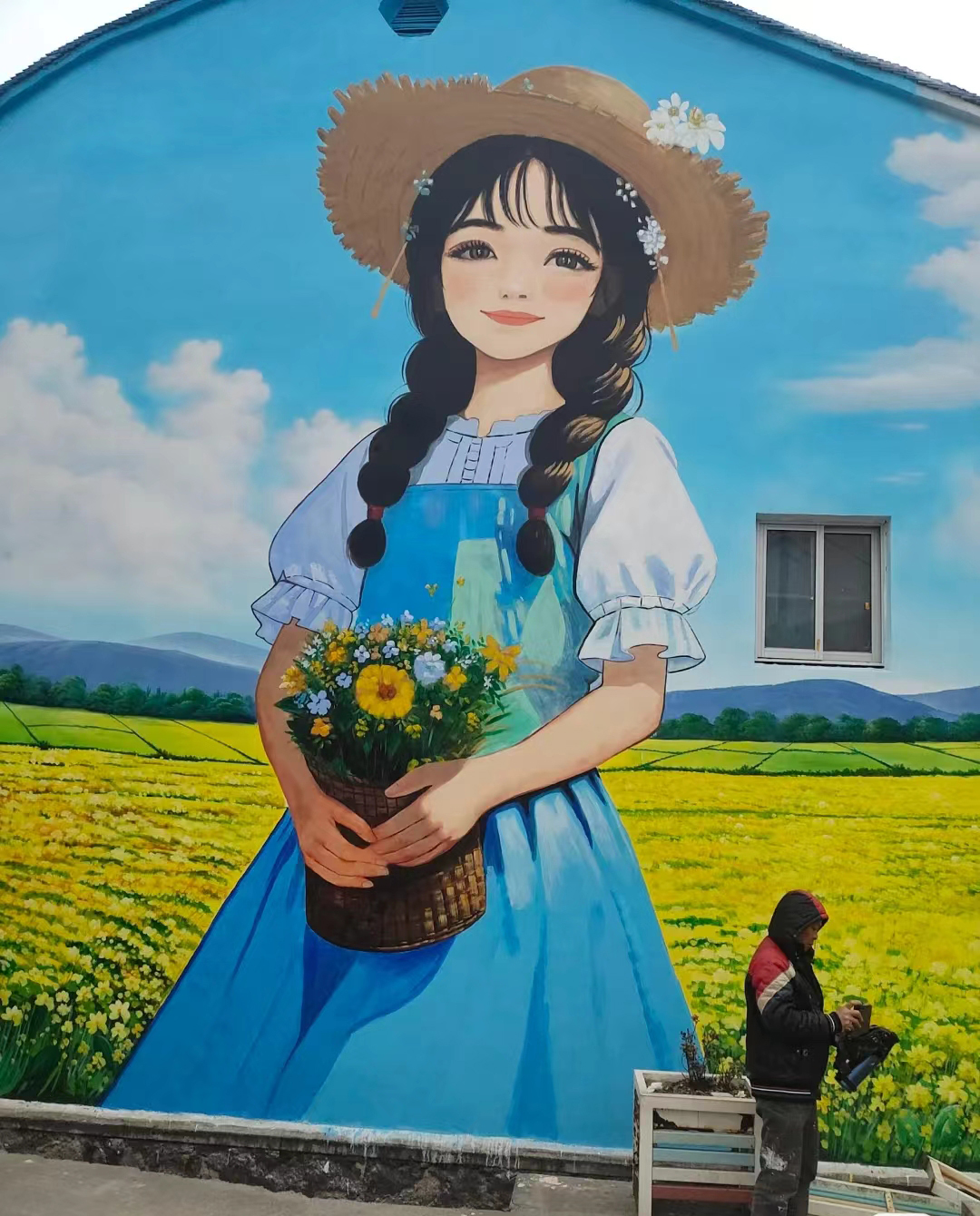 电箱彩绘手绘墙涂鸦工作室