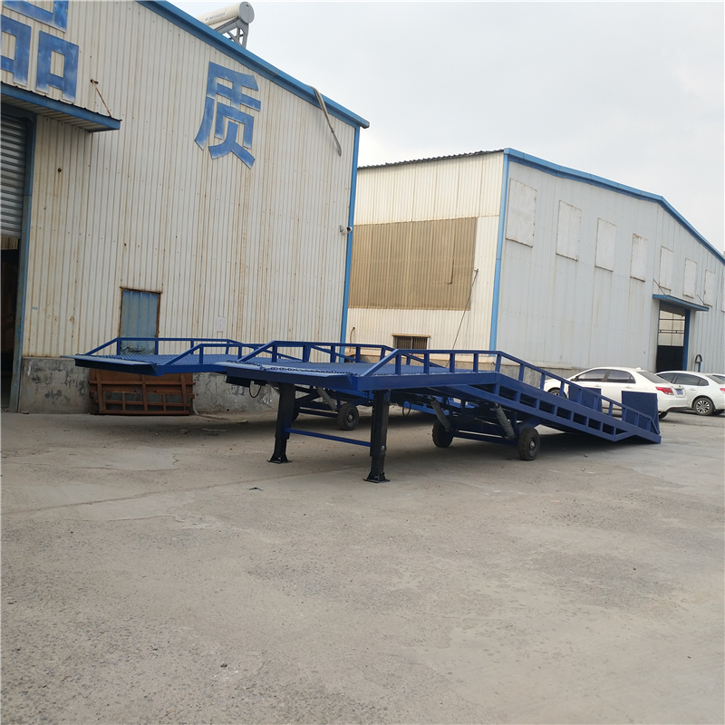 6吨移动式登车桥价格供应本地货源